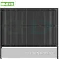 Home Outdoor Decorative Metal PVC Slats Privacy Fence